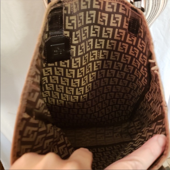 Vintage Fendi Zucchino Tote 100% Authentic - Picture 4 of 7